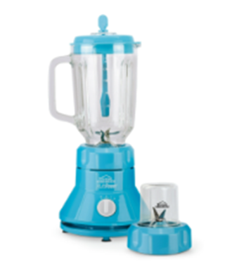 LICUADORA JARRA VIDRIO CON CHOPPER 500W HELVV500AT
